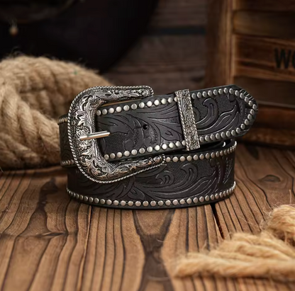 LoneStar Engraved Belt