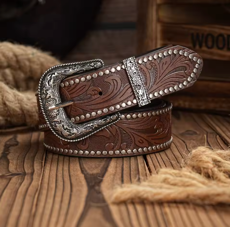 LoneStar Engraved Belt